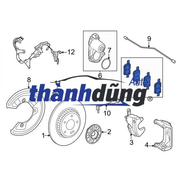 ỐNG DẪN DẦU PHANH TRƯỚC MAZDA PREMACY - Ảnh 3