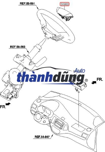 CÁP CÒI XE HYUNDAI SANTAFE 2021 | 93490S1230 - Ảnh 3