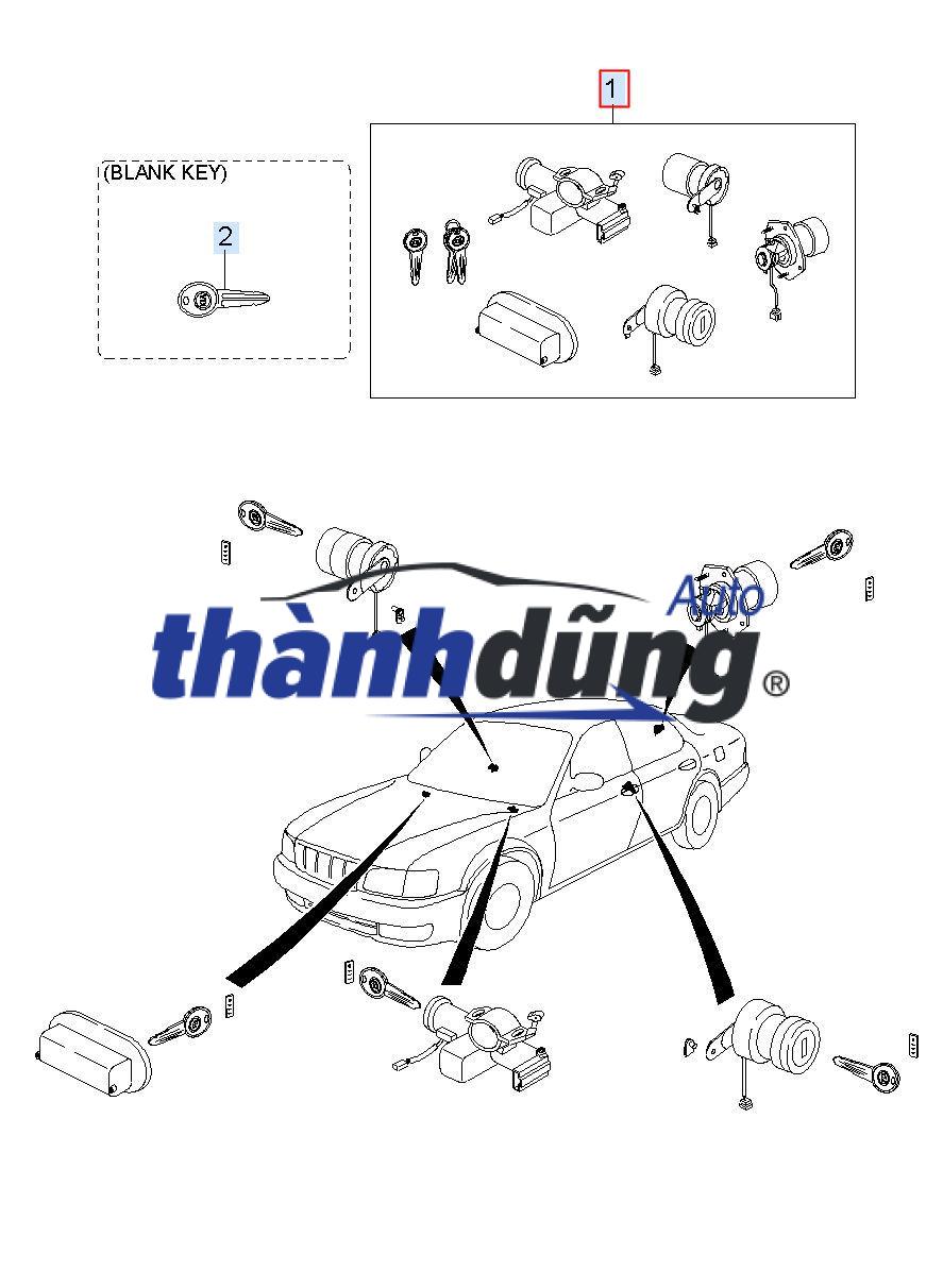 KHÓA ĐIỆN HYUNDAI GETZ 2007 - Ảnh 3