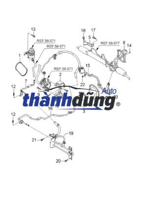 TI Ô TRỢ LỰC LÁI XE NISSAN MURANO 2012 | 3402528 - Ảnh 3