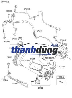 ỐNG DẦU TRỢ LỰC LÁI XE CHEVROLET AVEO T255 | 95039911 - Ảnh 6