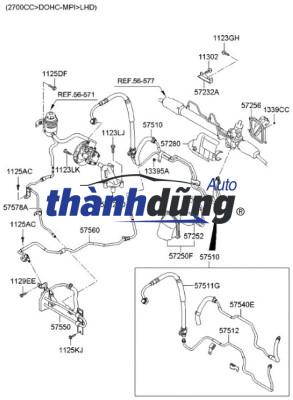 ỐNG DẦU TRỢ LỰC LÁI XE CHEVROLET AVEO T255 | 95039911 - Ảnh 5
