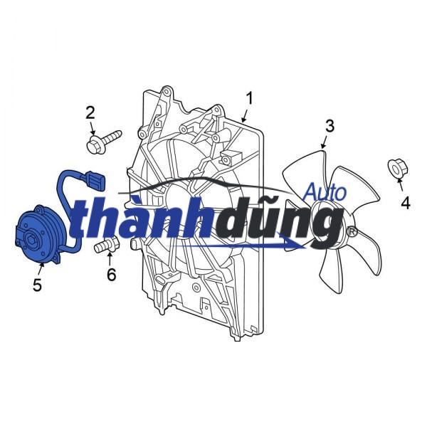 CÁNH QUẠT GIÓ ĐỘNG CƠ BMW X5 2000-2006 | 11521712058 - Ảnh 4