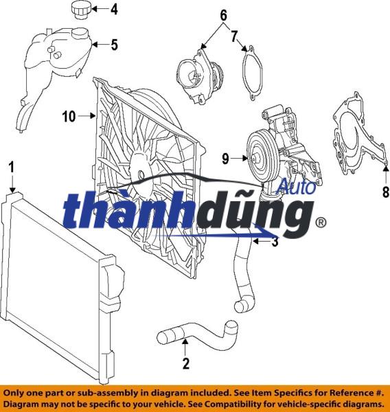 CÁNH QUẠT KÉT NƯỚC TOYOTA HILUX 2006-2012 | 16361-0C010 - Ảnh 5