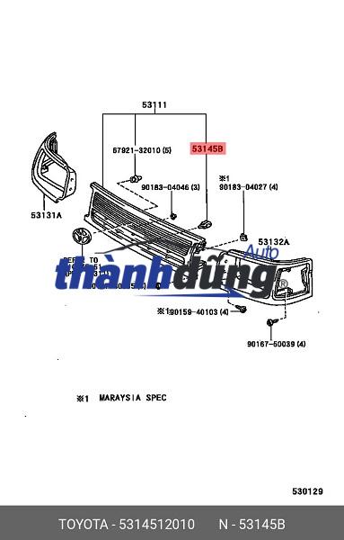 MẶT GA LĂNG MAZDA 2 2023 | D65H50719 - Ảnh 4