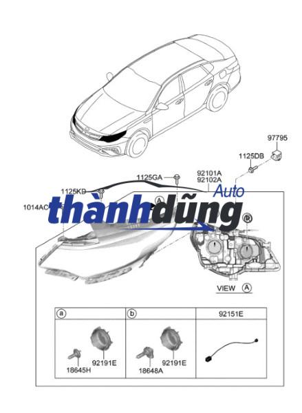 XƯƠNG BẮT ĐÈN PHA NISSAN NAVARA NP300 2017 | F25204KEMB - Ảnh 3