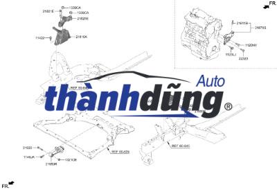 CHÂN MÁY SỐ 8 XE NISSAN TEANA 2010 | 11350JP00B - Ảnh 5
