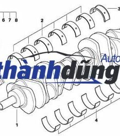 Alternative view of CĂN DỌC TRỤC CƠ XE SUZUKI CARRY | 12300-82840