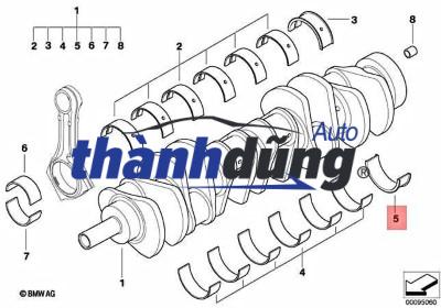 CĂN DỌC TRỤC CƠ XE SUZUKI CARRY | 12300-82840 - Ảnh 2
