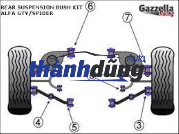 CAO SU GIẰNG DỌC CẦU SAU XE SSANGYONG KORANDO - Ảnh 4