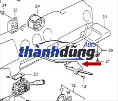 CÔNG TẮC ĐIỀU CHỈNH QUẠT GIÓ XE FORD RANGER 2008 - Ảnh 4