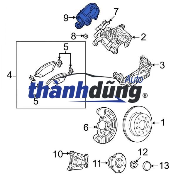 MÔ TƠ PHANH DIỆN TỬ MAZDA CX5 2016-2022 - Ảnh 3