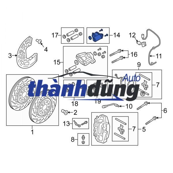 MÔ TƠ PHANH TAY MERCEDES GLS300 | 1669065401 - Ảnh 5