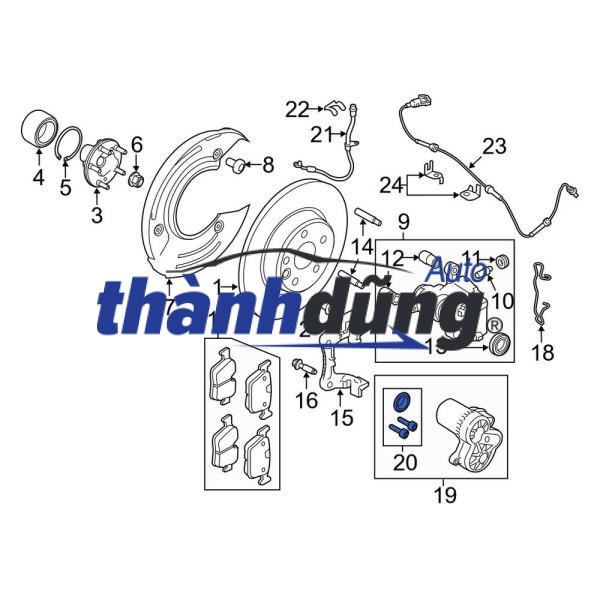 MÔ TƠ PHANH TAY MERCEDES GLS300 | 1669065401 - Ảnh 4
