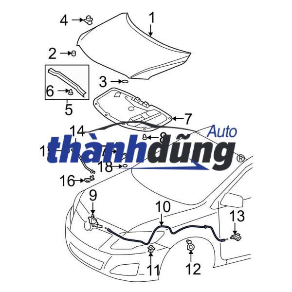 TY KHÓA CAPO FORD FOCUS 2011 | 4M5AA16B970AB - Ảnh 6