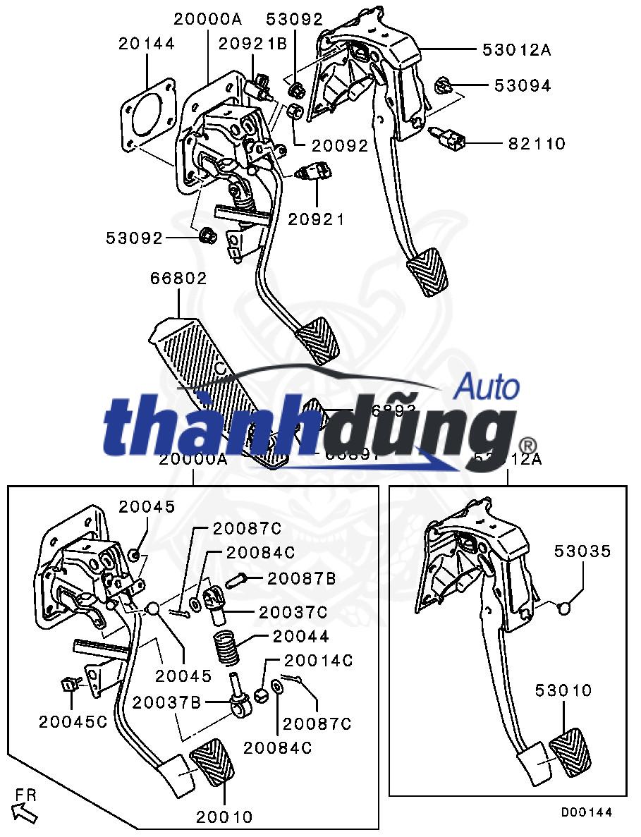 CÔNG TẮC CHÂN CÔN HYUNDAI HD120 - Ảnh 3