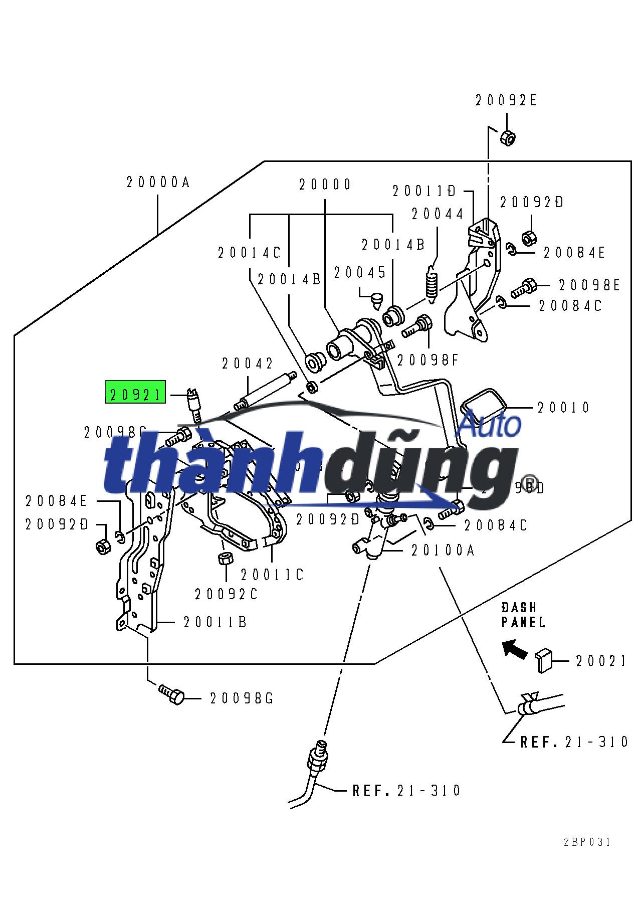 CÔNG TẮC CHÂN CÔN HYUNDAI HD120 - Ảnh 4