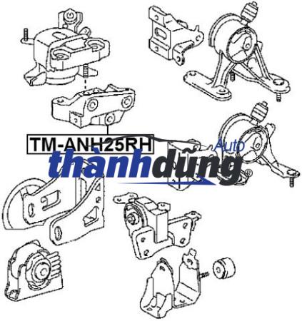 CAO SU CHÂN MÁY HỘP SỐ TOYOTA HILUX | 12371-0L030 - Ảnh 2