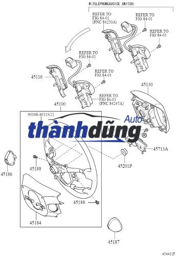 TÚI KHÍ VÔ LĂNG TOYOTA CAMRY 2015 - Ảnh 3