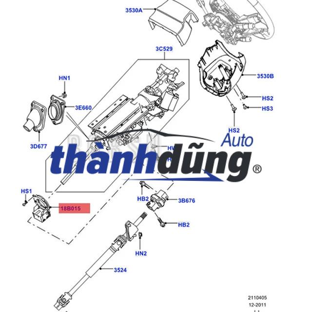 CẢM BIẾN GÓC LÁI XE NISSAN QASHQAI | 47945-4BA0A - Ảnh 5