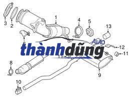 CAO SU TREO ỐNG XẢ TOYOTA VENZA | 175650M010 - Ảnh 5