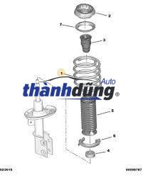 LÒ XO GIẢM XÓC TRƯỚC ZOTYE T700 2018 | 2905300001B11 - Ảnh 3