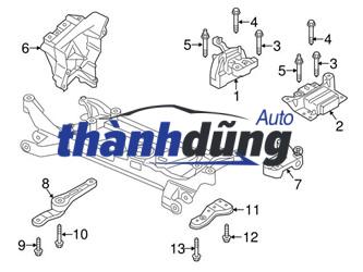 BỆ ĐỠ GẦM MÁY CHEVROLET CRUZE 1.6L 2009 | 13327079 - Ảnh 4