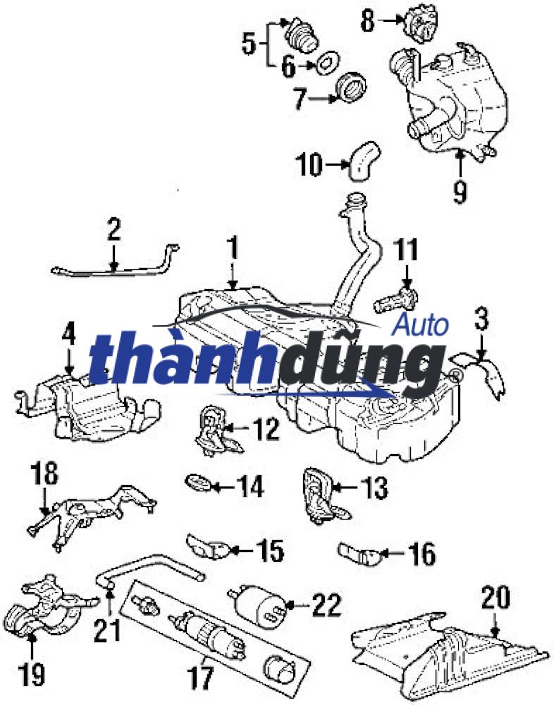 NẮP ĐẬY CỤM BƠM XĂNG KIA MORNING 2005 - Ảnh 5