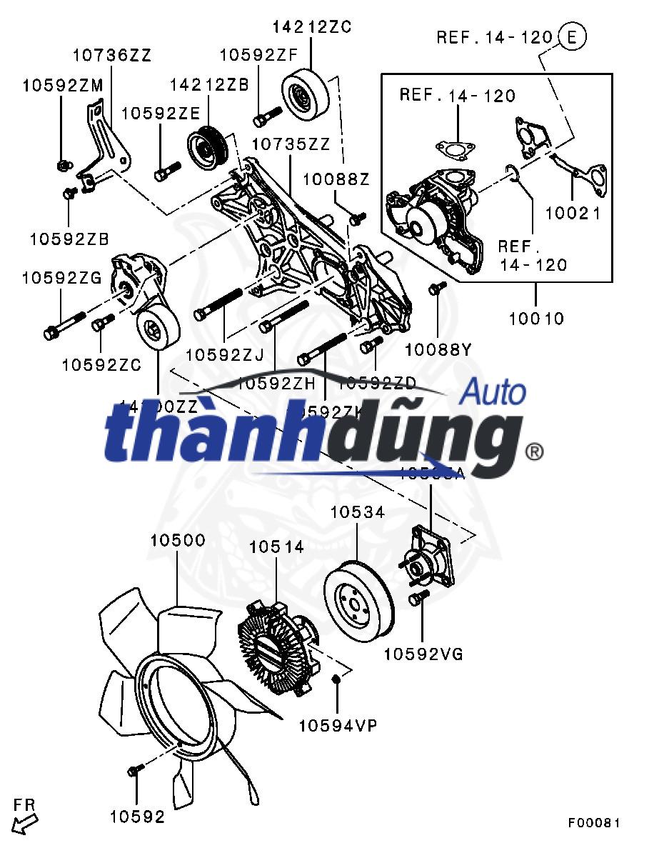 GIÁ BẮT LY TÂM MITSUBISHI L200 - Ảnh 4