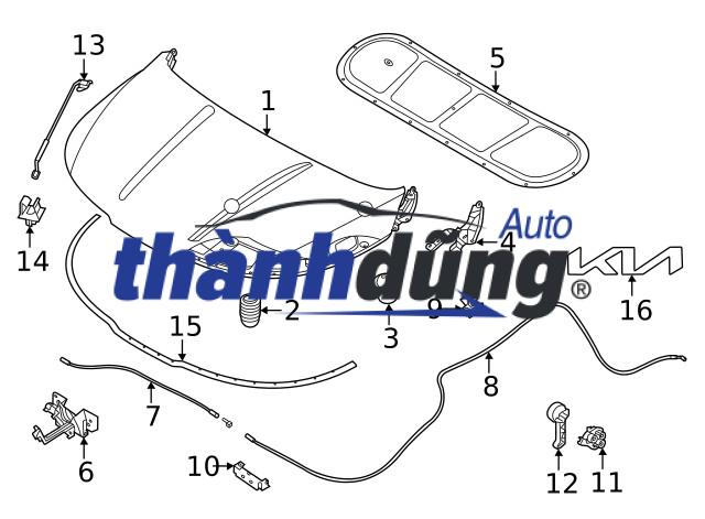 BIỂU TƯỢNG KIA NẮP CAPO KIA FORTE - Ảnh 3