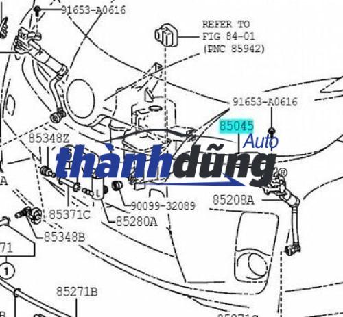 NẮP ĐẬY VÒI RỬA ĐÈN PHA XE FORD FOCUS | F1EB13L018AAXUAA - Ảnh 5