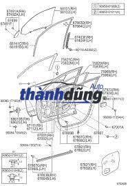 XƯƠNG TAY MỞ CỬA NGOÀI TOYOTA FORTUNER | 69204-0K070 - Ảnh 3