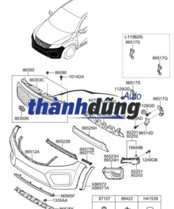 Alternative view of BA ĐỜ SỐC TRƯỚC FORD ESCAPE 2.0L | YL8Z17D957EAB