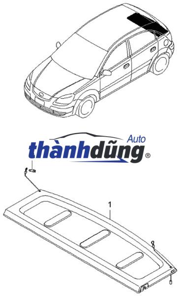 GIÁ ĐỂ ĐỒ CỐP HẬU HYUNDAI I10 2014 | 85930-B4000PYN - Ảnh 5