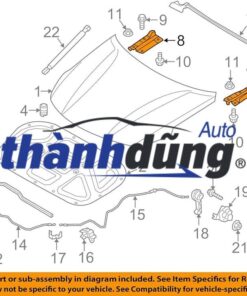 Alternative view of BẢN LỀ NẮP CAPO TRÁI HONDA CITY 2019 | 60120T9AT00ZZ