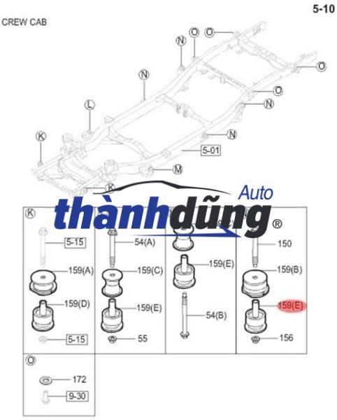 CAO SU CHÂN CABIN PHẢI ISUZU MU-X - Ảnh 4
