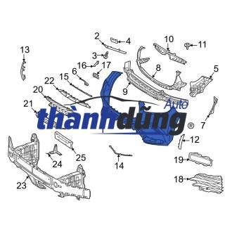 CHẮN BÙN CẢN TRƯỚC SUZUKI XL7 | 7246072SA0000 - Ảnh 4