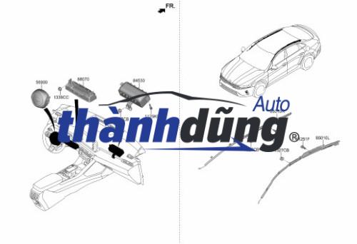 TÚI KHÍ TÁP LÔ KIA FORTE 2014-2017 | 84530A7100 - Ảnh 5