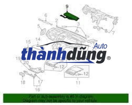 TÚI KHÍ TÁP LÔ KIA FORTE 2014-2017 | 84530A7100 - Ảnh 3