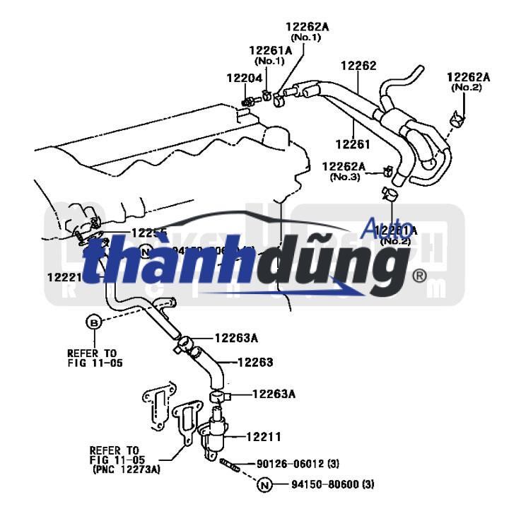 ỐNG THÔNG HƠI MẶT MÁY DAEWOO MATIZ 0.8 2005 | 96449586 - Ảnh 7
