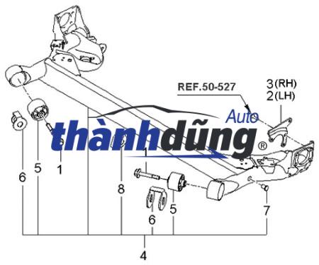 CAO SU CẦU SAU CHEVROLET CRUZE 1.8 2013 | 13313230 - Ảnh 5