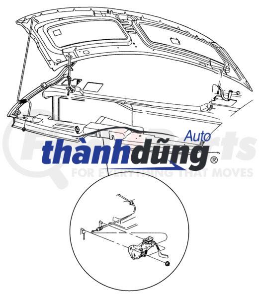 KHÓA NẮP CAPO XE NISSAN NAVARA D23 2020 | 656014KD0A - Ảnh 5
