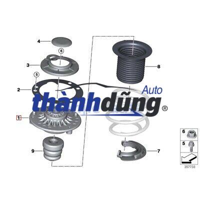 CAO SU ĐỆM LÒ XO PHUỘC NHÚN TOYOTA YARIS 2009 | 48258-0D060 - Ảnh 3