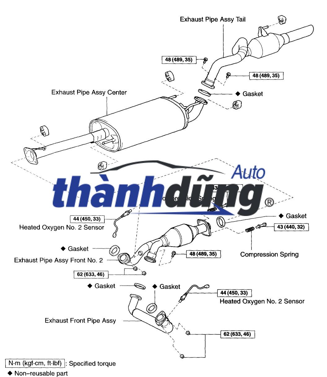 GIOĂNG CỔ XẢ XE TOYOTA VIOS - Ảnh 4
