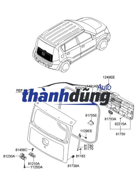 TÁP LY CỐP HẬU XE HYUNDAI TUCSON 2017 - Ảnh 3