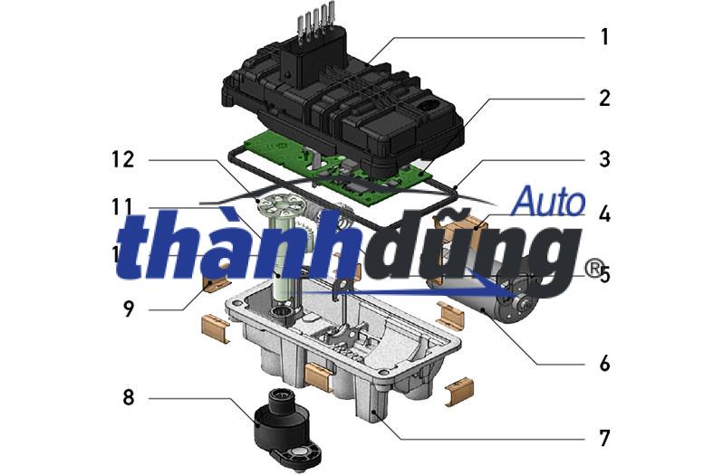 VAN ĐIỀU KHIỂN TURBO XE NISSAN NAVARA 2016 | 144118X00B - Ảnh 2