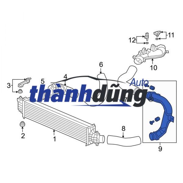 ỐNG GIÓ TURBO MAZDA BT50 2012-2021 | JB3G6F073AE - Ảnh 5
