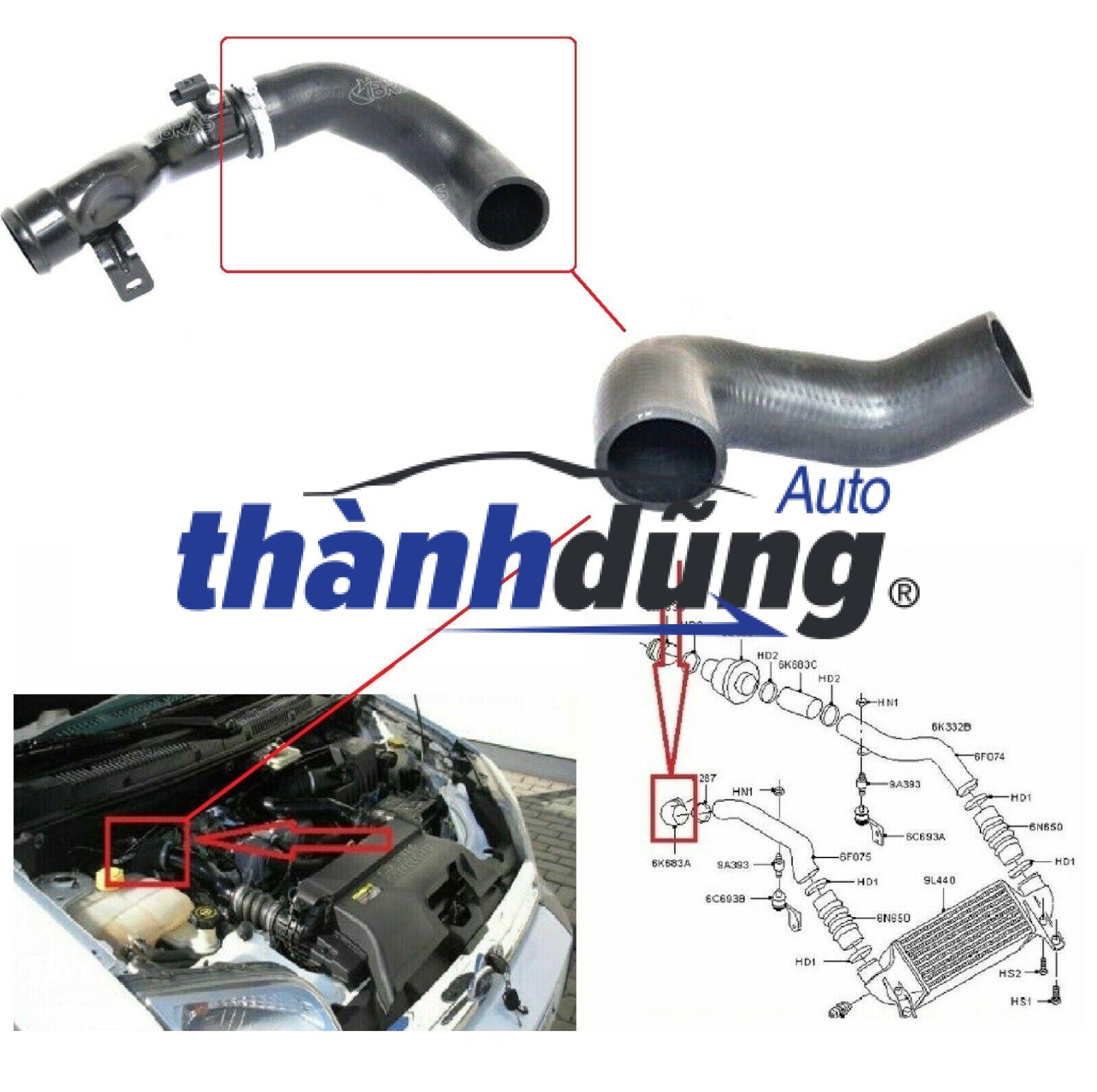 ỐNG GIÓ TURBO MAZDA BT50 2012-2021 | JB3G6F073AE - Ảnh 4
