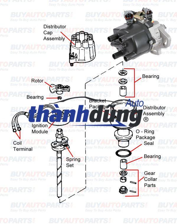 CÂY CHIA ĐIỆN DAEWOO ESPERO 1996-2003 | 01103678 - Ảnh 4