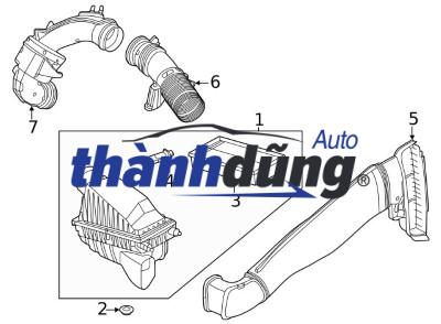 BẦU GIÓ TIÊU ÂM FORD RANGER | JB3G9F805DA - Ảnh 4
